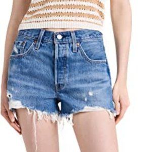 Levi's Premium 501 Cut Off Shorts size 29 Classic Button Fly Timeless Summer